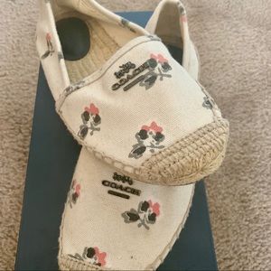 Coach floral flats, espadrille